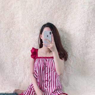 Siêu mát, bộ lụa satin cánh tiên quần lửng, cam kết satin loại 1 k loại 2 nhé