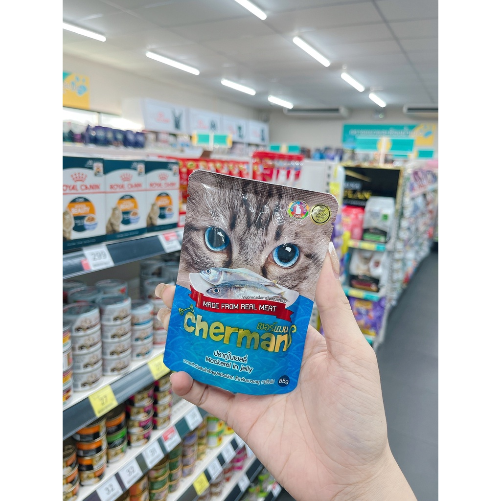 Pate mèo Cherman 85g ⚡ NỘI ĐỊA THÁI LAN⚡ Nhập Trực Tiếp Thái Lan Không Qua Trung Gian.