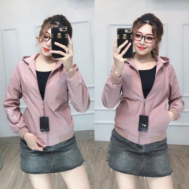 Áo khoác nữ Áo khoát nữ gió dù 2 lớp chống nắng N.i.k cá tính rất hot-M063