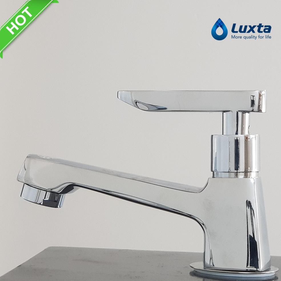 Vòi lavabo rửa mặt Cao cấp gạt Luxta L1114F, bảo hành 03 năm