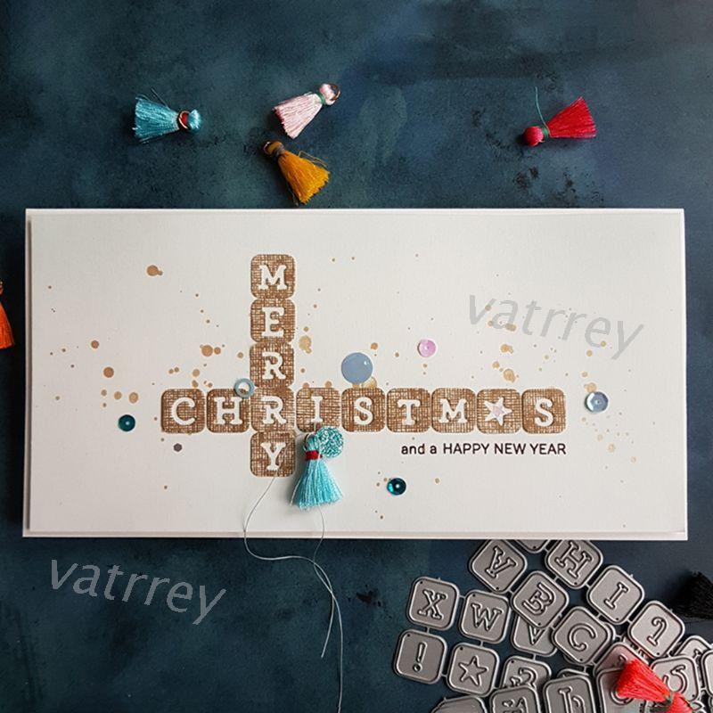 Khuôn Cắt Giấy Kim Loại Hình Chữ Cái