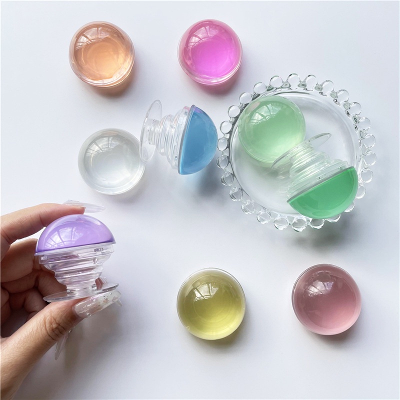 Nhẫn đỡ điện thoại hình quả cầu pha lê acrylic nhiều màu tùy chọn đẹp mắt