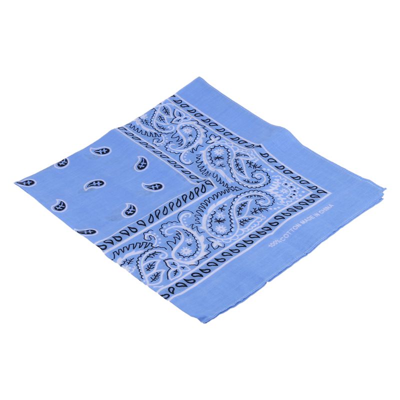 Khăn Trùm Đầu Bandana Bằng Cotton Màu Sắc Tươi Sáng Kích Thước 54x54cm Phong Cách Hiphop