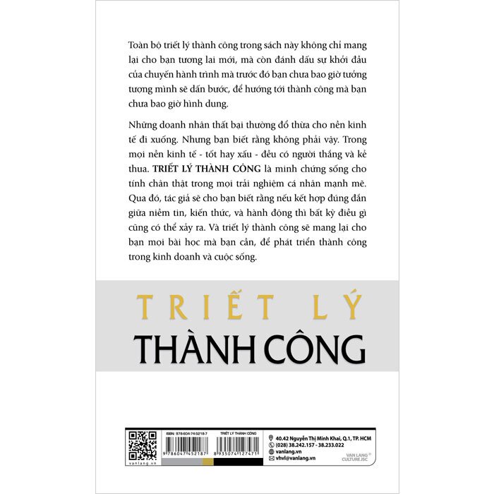 Sách - Triết Lý Thành Công