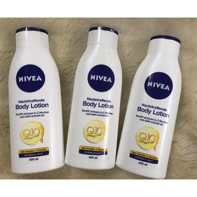 Dưỡng thể Nivea Q10- body Lotion 400ml- hàng Đức