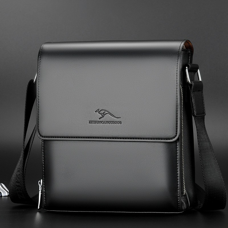 Túi đeo chéo nam, túi đựng ipad hồ sơ tài liệu da bò thật cao cấp   ĐEN - NÂU - BẢO HÀNH DA 12 THÁNG