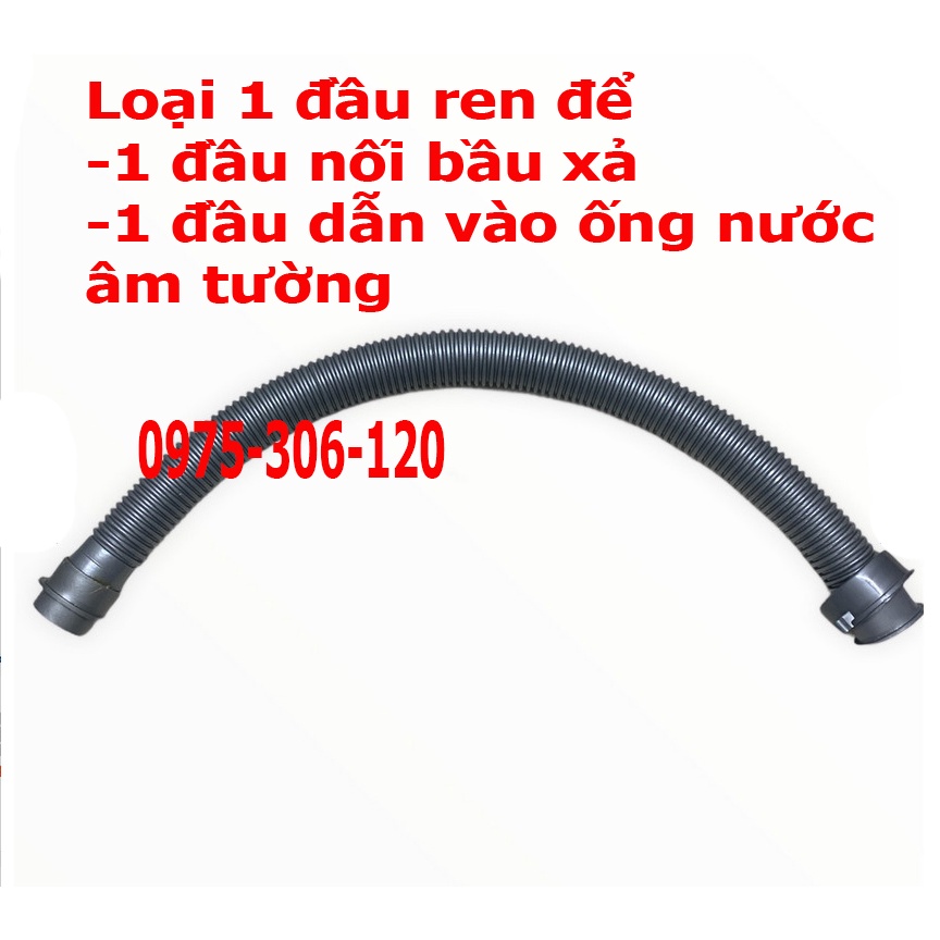 Dây xả Ruột Gà Xả Chậu Rửa Chén Bát 2 hộc 1 hộc