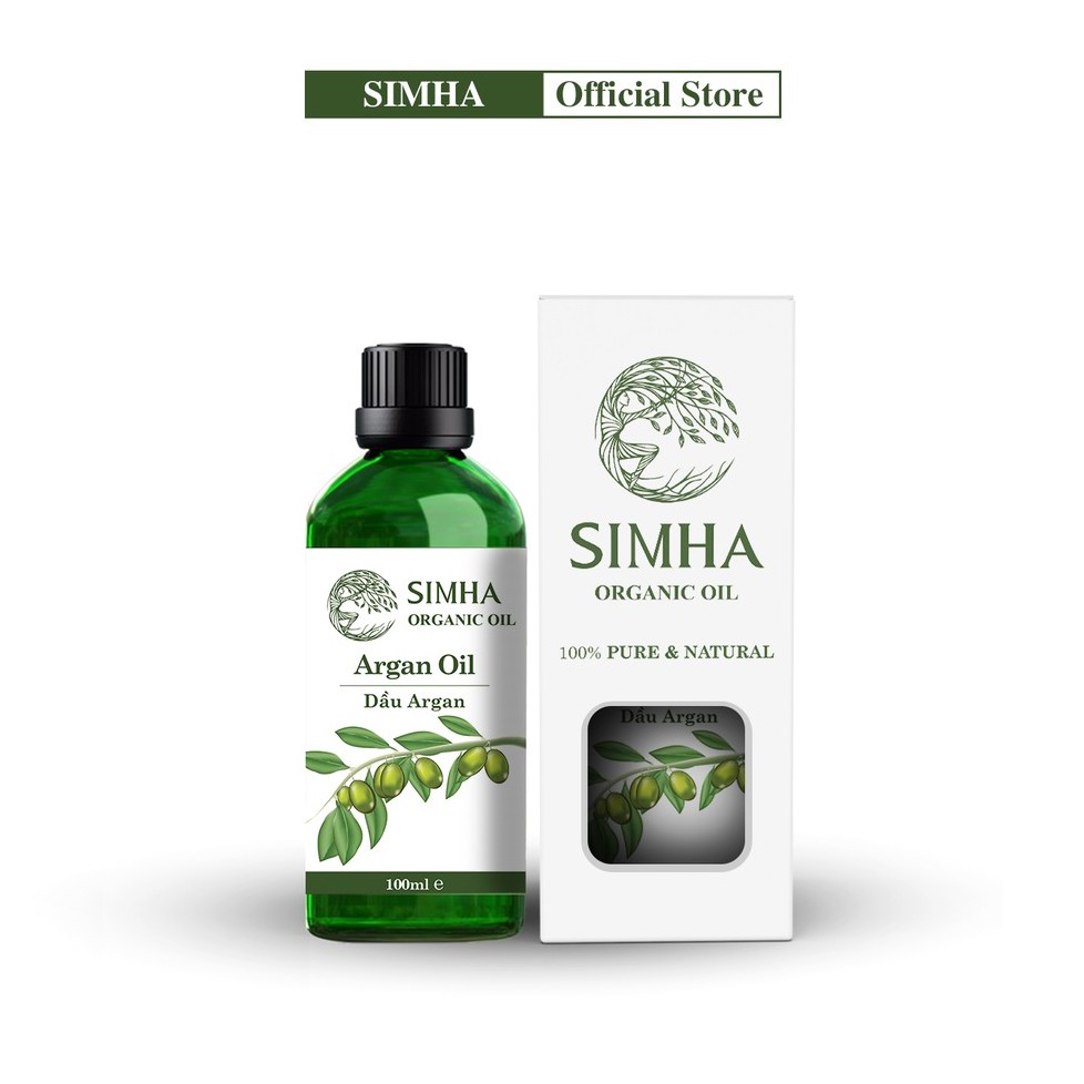 Dầu Argan SIMHA chống oxy hóa, dưỡng da và tóc loại 100ml