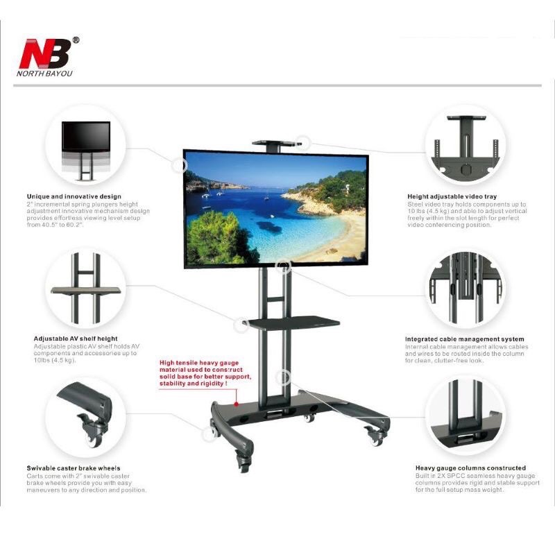 Giá Treo Tivi Di Động Nhập Khẩu AVA1500-60-P1 Từ 32-70inch