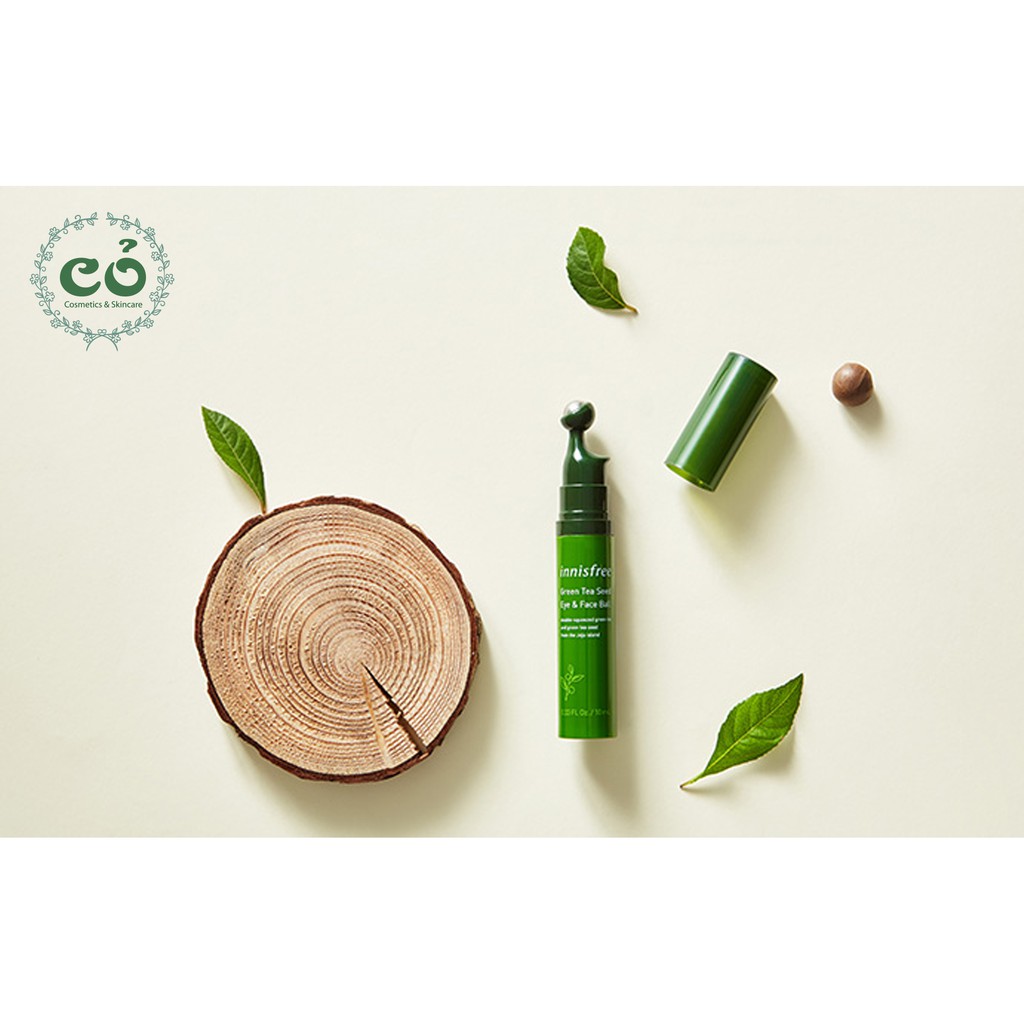 Thanh Lăn Dưỡng Mắt &amp; Da Mặt Innisfree Green Tea Seed Eye &amp; Face Ball