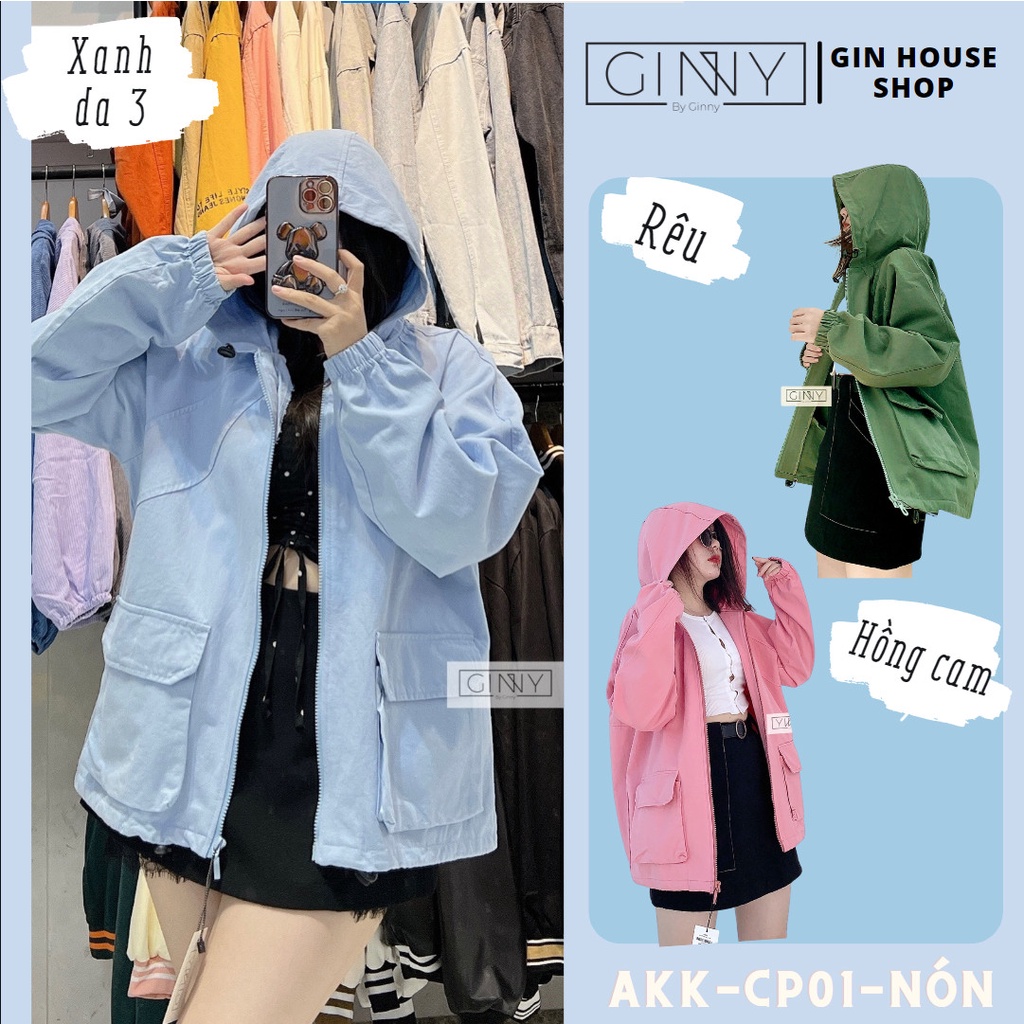ÁO KHOÁC KAKI MOCA_áo khoác chống nắng_hình ảnh shop tự chụp