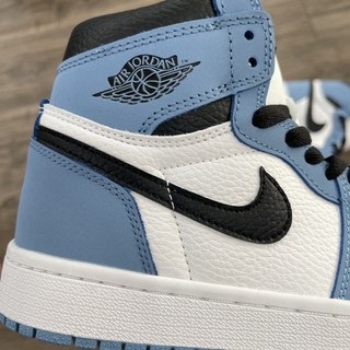 Giày jordan 1 𝐜ổ 𝐜𝐚𝐨 xanh dương, Giày Sneaker JD1 cổ cao nam nữ full box bill