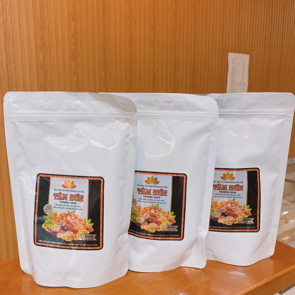 SỮA NGŨ CỐC KHÔNG ĐƯỜNG 26 LOẠI HẠT TÂM ĐỨC (500gr) - Sản phẩm không hóa chất bảo quản