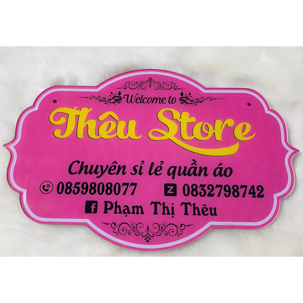 Biển hiệu Decor shop bán hàng - Free thiết kế theo yêu cầu - Đạo cụ chụp hình sản phẩm tiện lợi