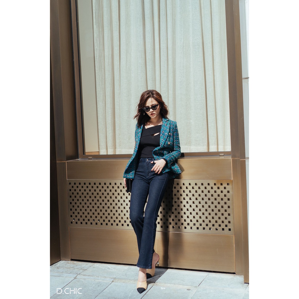 Quần jeans ống vẩy Basic D.CHIC MS: 488022