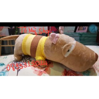 Gấu bông hình chó puco lười mặt ngu size 35cm - 85cm