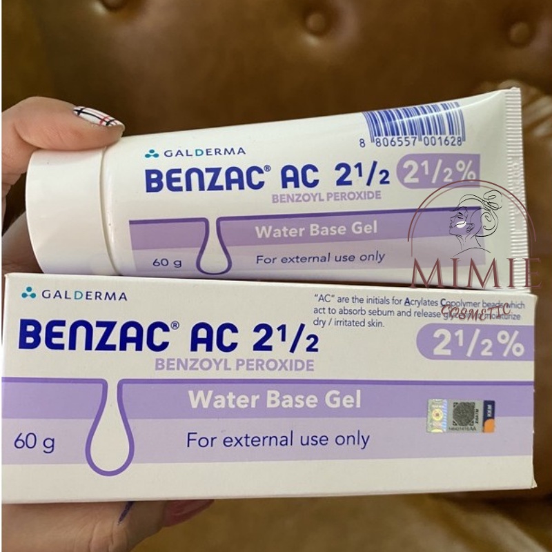 [CHÍNH HÃNG] Kem Ngừa Mụn Benzac AC Benzoyl Peroxide - Galderma, Giảm Sưng, Se Cồi Mụn Viêm Bọc