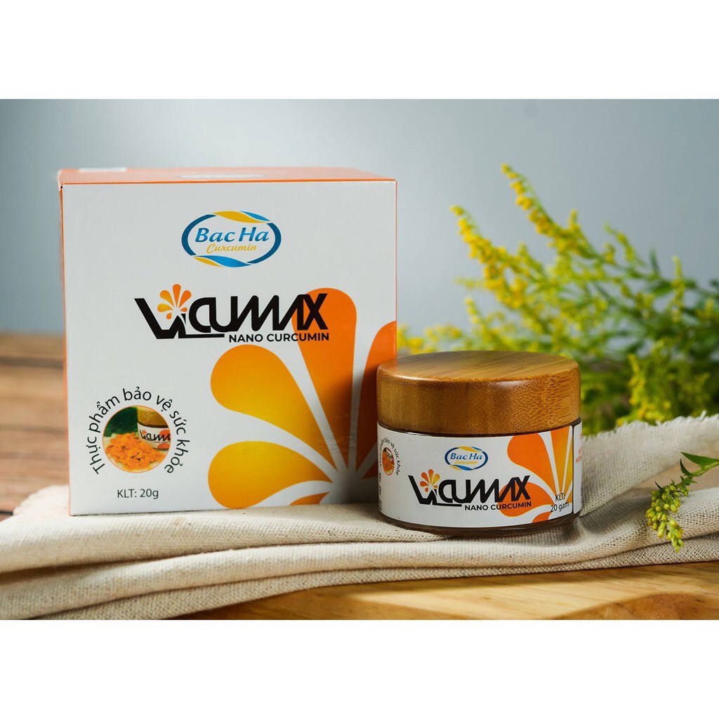 [MUA 2 TẶNG 1] - Vi-cumax Nano curcumin hộp 20 gam (tinh chất nghệ nếp vùng núi Bắc Cạn)