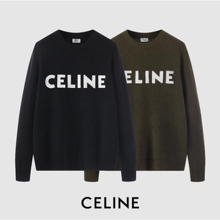 ❤❀ ❤ Áo sweater dệt kim tay dài cổ tròn mềm mại thời trang cổ điển