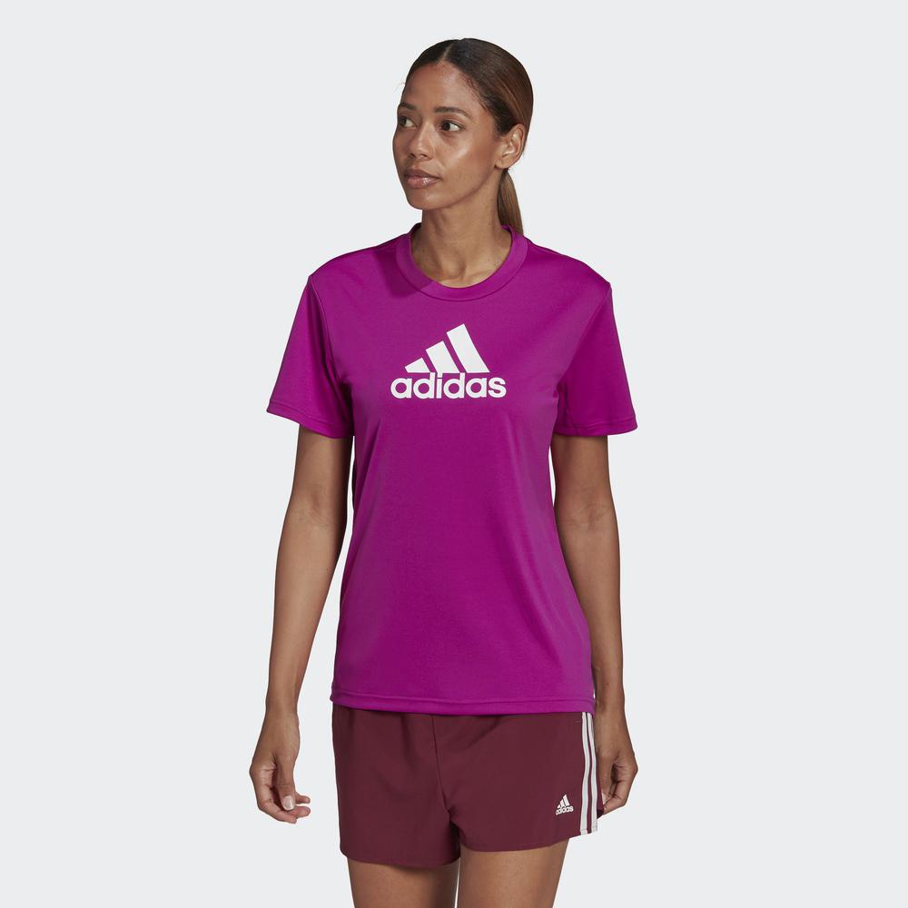 Áo Tee adidas TRAINING Nữ Áo thun thể thao logo Primeblue Designed 2 Move Màu xanh dương H16840