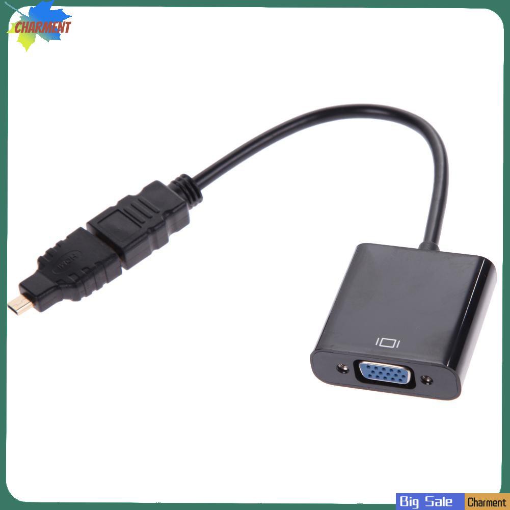 Đầu Chuyển Đổi Từ Micro Hdmi / Mini Hdmi / Hdmi Sang Vga 1080p