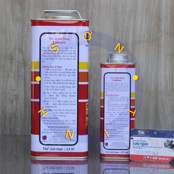 Véc ni Lobster bảo vệ gỗ 3,5Kg