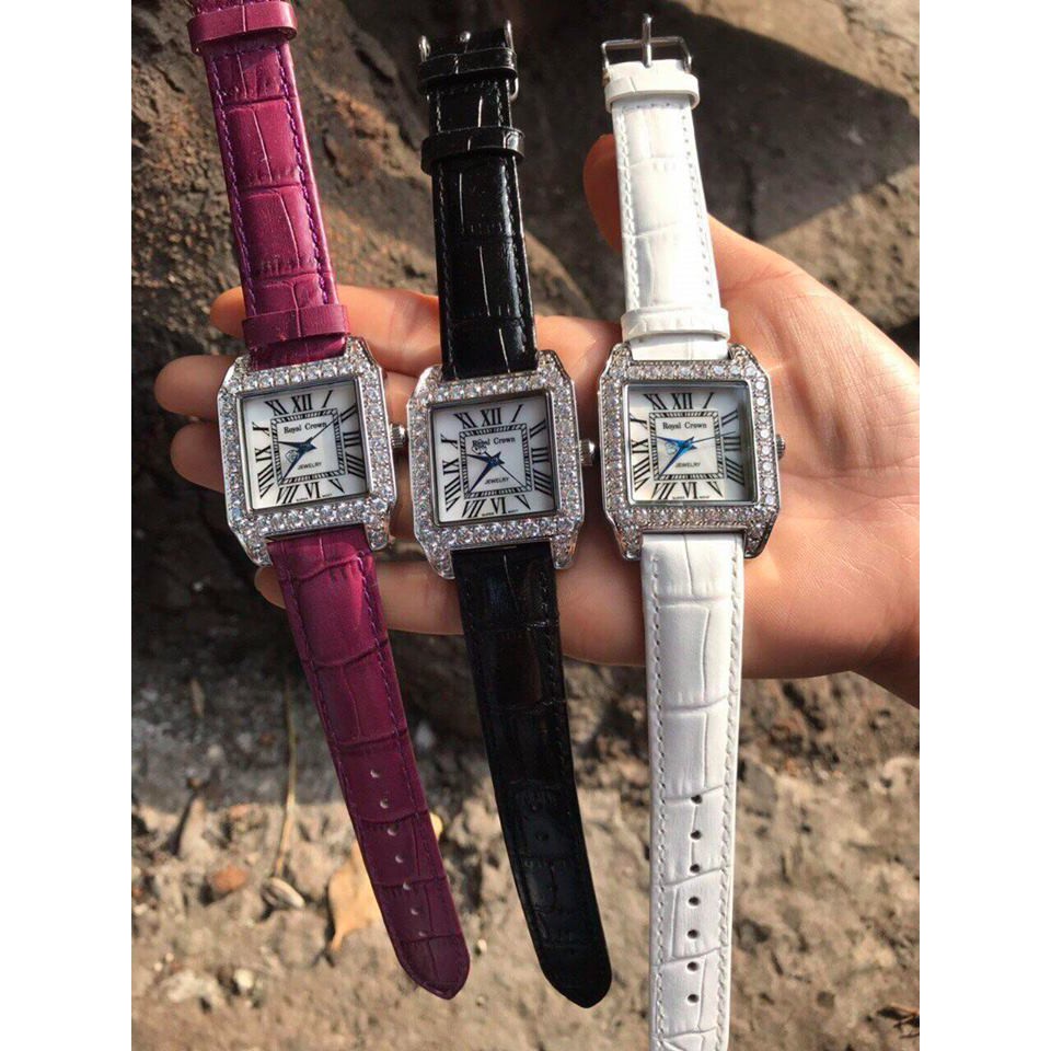 [Mã WTCHDEC giảm 20K ] Đồng hồ nữ Royal Crown 6104ST