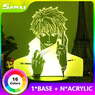 Đèn Led 3d Hình Anime Cảm Ứng