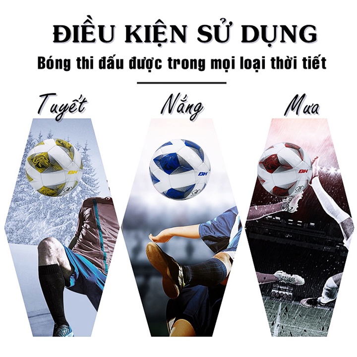 Bóng Đá Động Lực Chính Hãng, Trái Banh Bách Hiền Số 3 4 5 Đủ Size Trẻ Em &amp; Người Lớn Thi Đấu Sân Cỏ Nhân Tạo &amp; Tự Nhiên