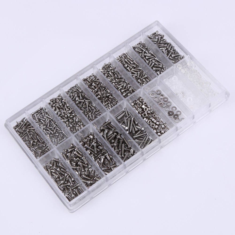 DECEBLE 1000pcs/set Micro Glasses Sunglass Watch Spectacles Phone Tablet Screws ❤B3