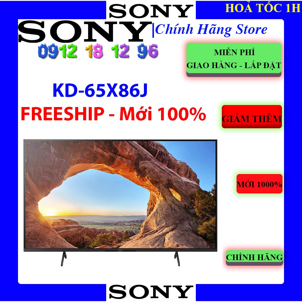 Android Tivi 4K 65 Inch KD-65X86J