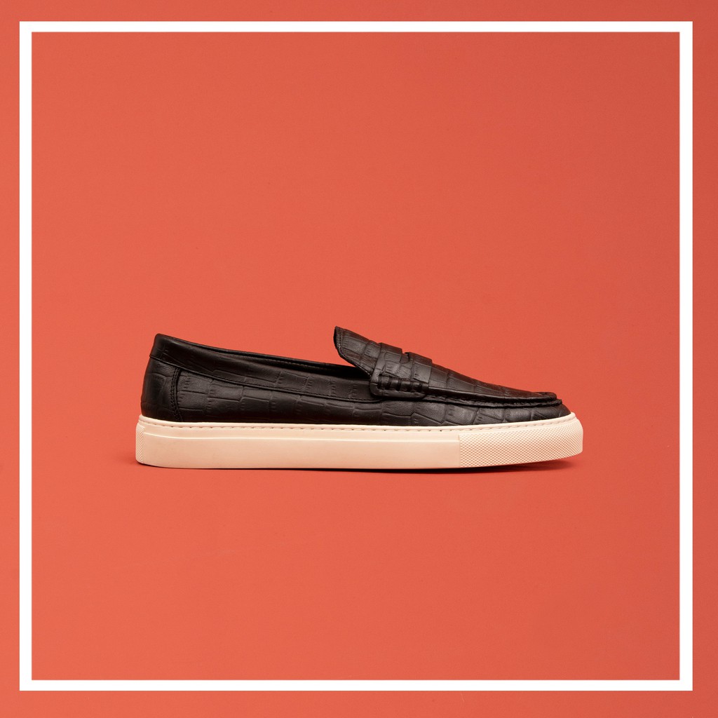 Giày lười nam  Croco Slip-on 2.0 thoáng mát, ôm chân chuẩn fom Bentoni