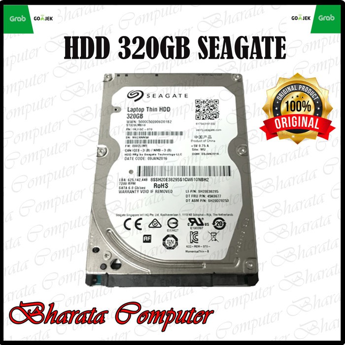 Ổ Cứng Ngoài Seagate 320gb 2.5 "cho Laptop Hdd