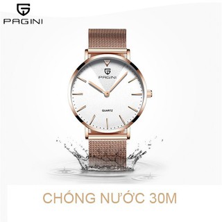 Đồng Hồ Nữ PAGINI PA2168 - Dây Titanium Siêu Nhẹ-KÈM PIN & HỘP ĐẸP