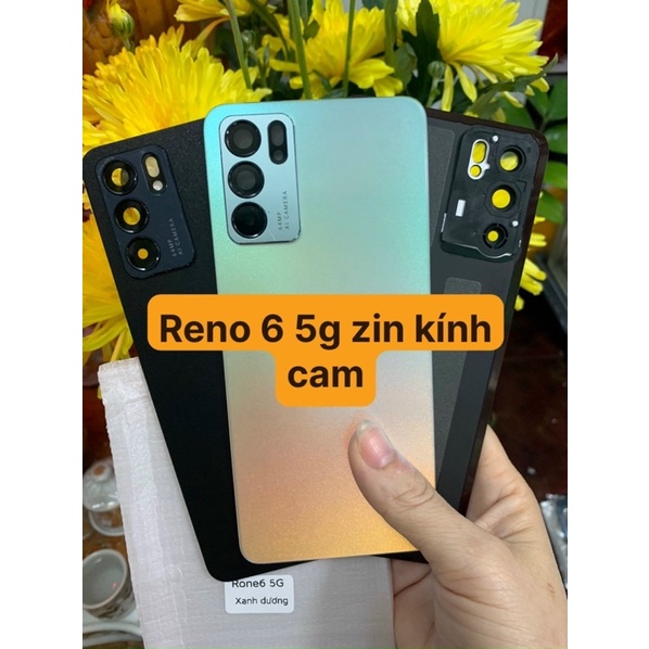 Nắp Lưng Oppo Reno 6 / Reno 6 5g zin liền kính cam