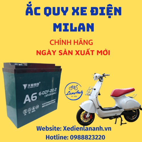 ẮC QUY XE ĐIỆN MILAN LOẠI 12V-20AH TIANNENG 6-DZF-20.2