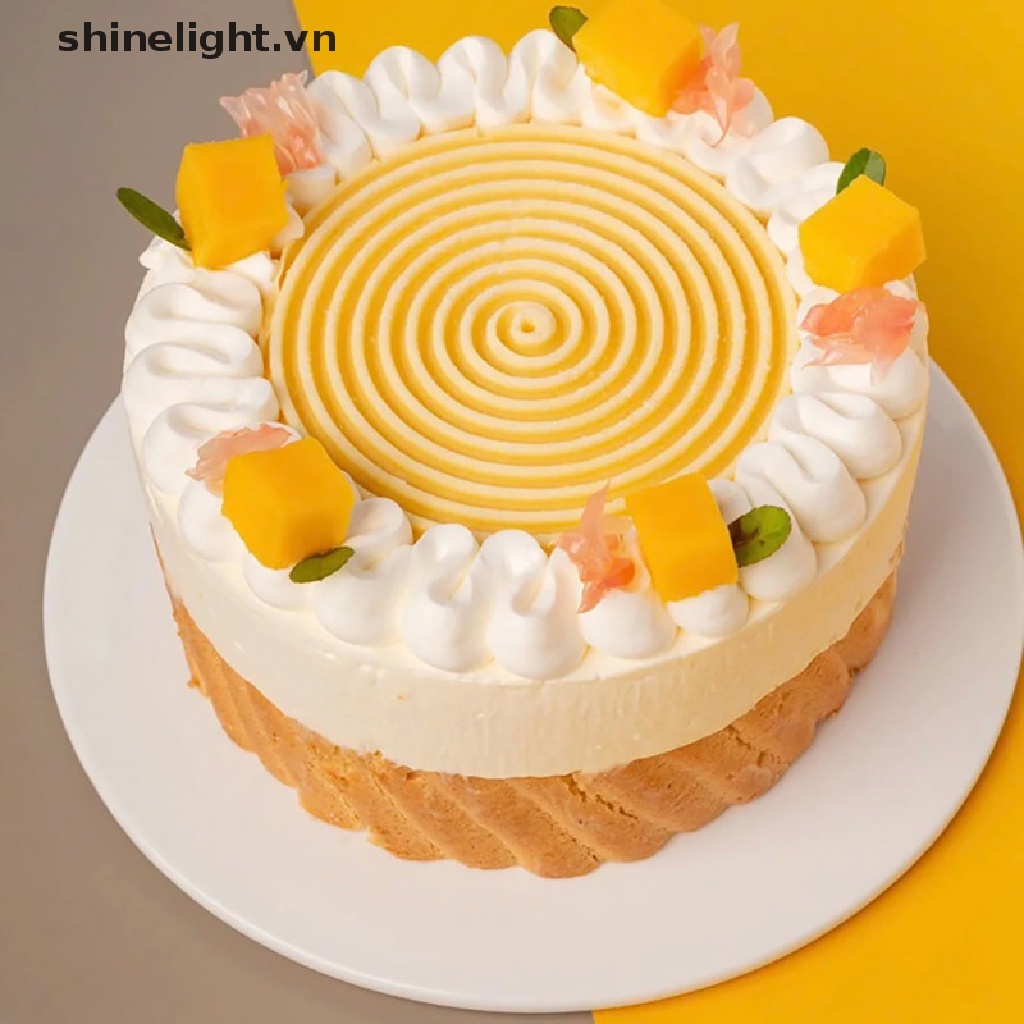 Khuôn Silicon Làm Bánh Mousse / Kem / Sô Cô La Hình Xoắn Ốc 3D
