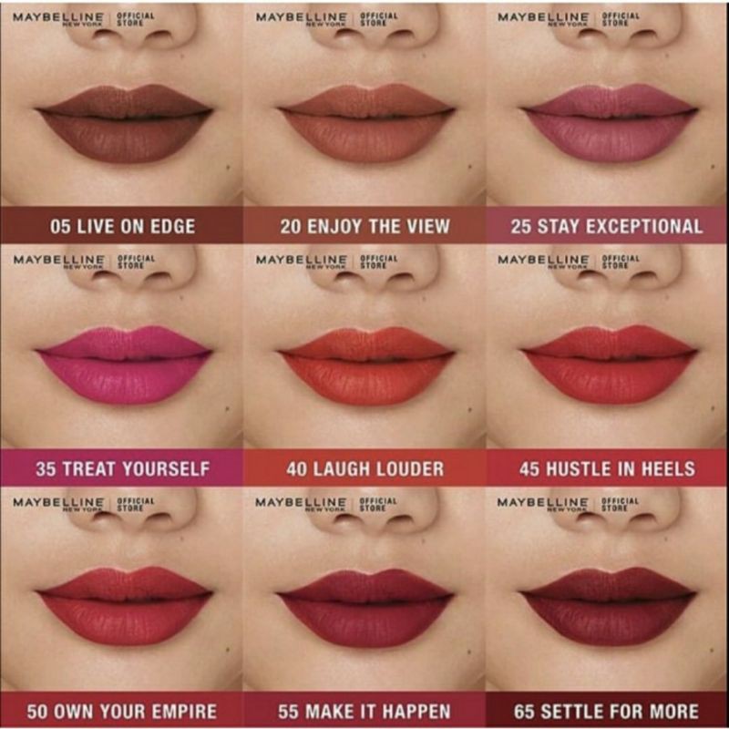 (hàng Mới Về) Son Môi Maybelline Siêu Lâu Trôi Cao Cấp | BigBuy360 - bigbuy360.vn