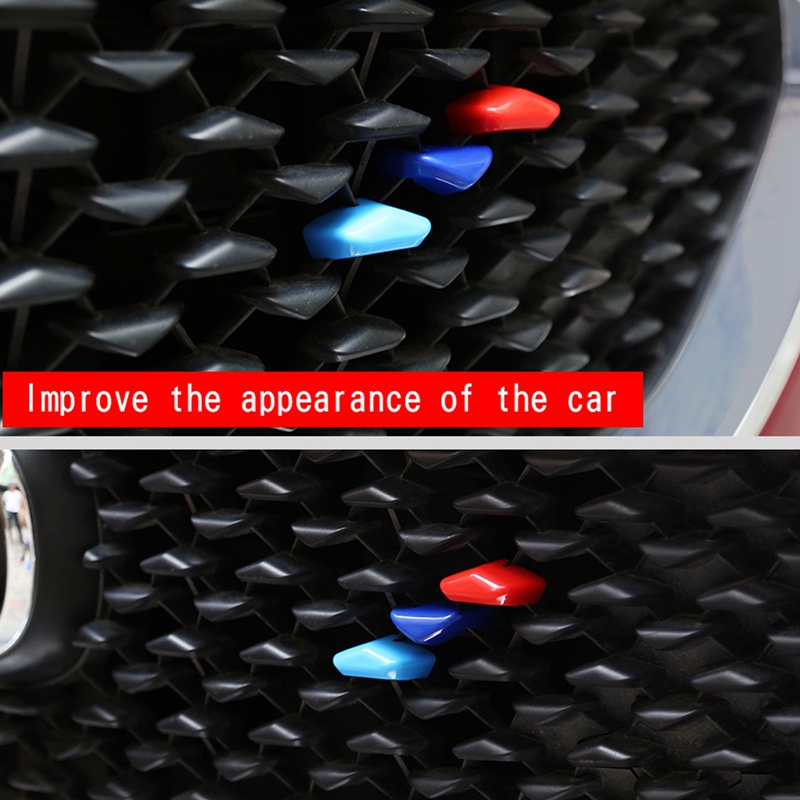3Pcs Car Front Grille Trim Strip Cover Bumper Stripes Cover Stickers for Mazda CX-30 CX30 2022+