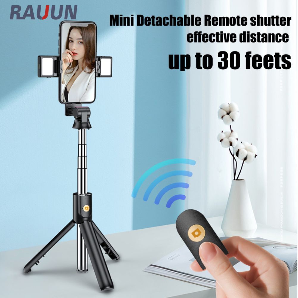 Gậy Tự Sướng Kết Nối Bluetooth Có Đèn Led Cho Iphone Xiaomi Samsung