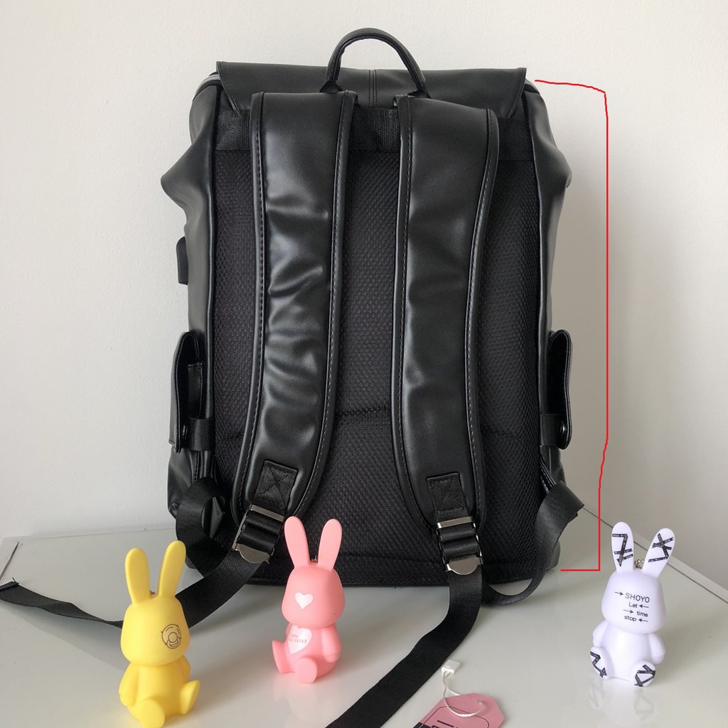 Balo da công sở, học sinh chất da PU dày, xịn, cặp nam, nữ Gnei sang chảnh hàng Quảng Châu FT43