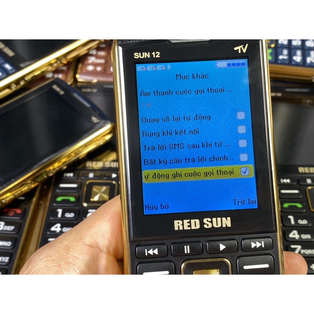 [Mã ELMS5 giảm 7% đơn 300K] Điện Thoại Độc Pin Khủng 3 sim RedSun 12 Thay Đổi Giọng Nói Nghe FM Không Cần Tai Nghe | BigBuy360 - bigbuy360.vn