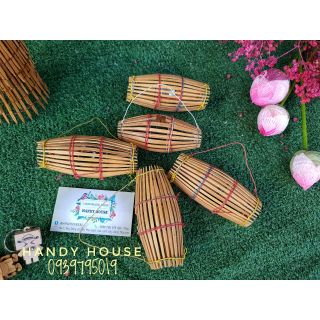 Giỏ đựng cá  bằng tre (Gọng cá) Nam Bộ mini siêu cưng