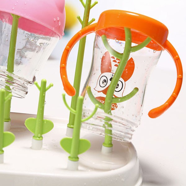 Giá úp bình sữa không kèm nắp 7 chân có thể tháo rời tiện lợi cho bé