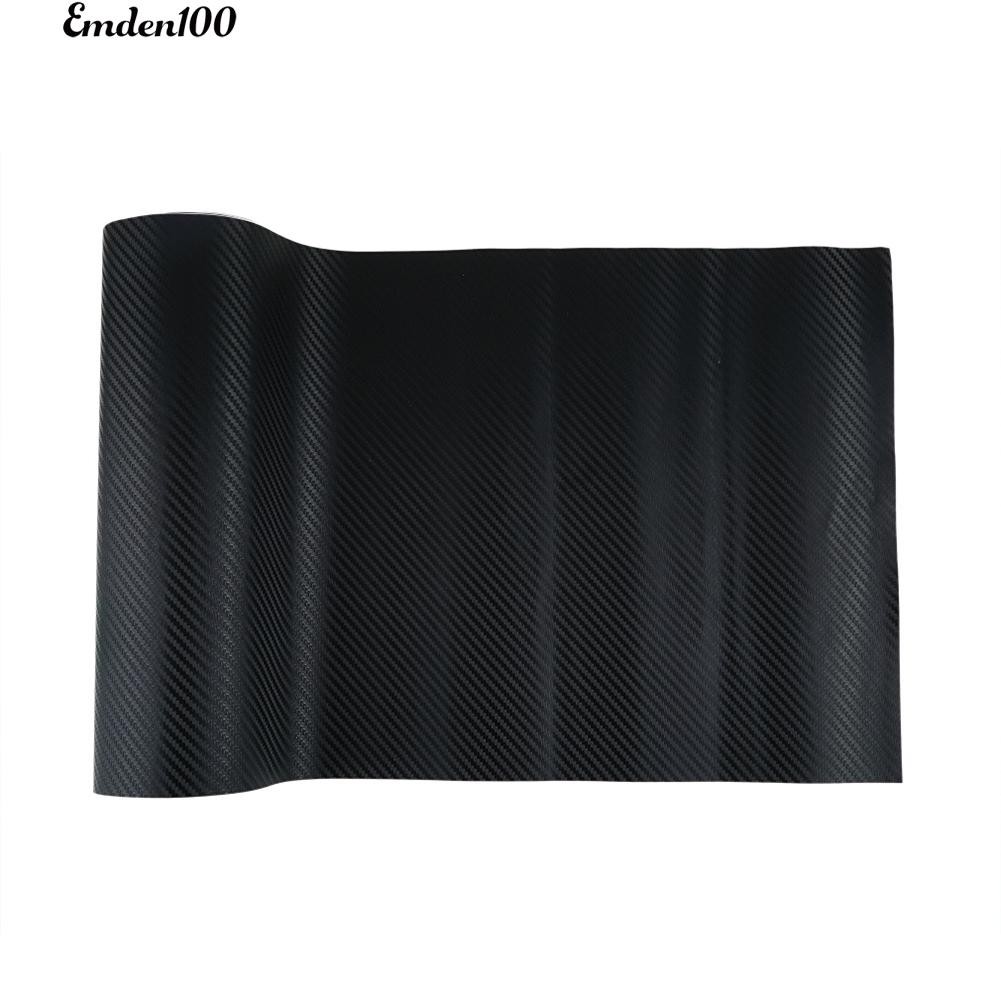 Cuộn nhãn dán sợi carbon trang trí ô tô đa năng 127 X 30Cm