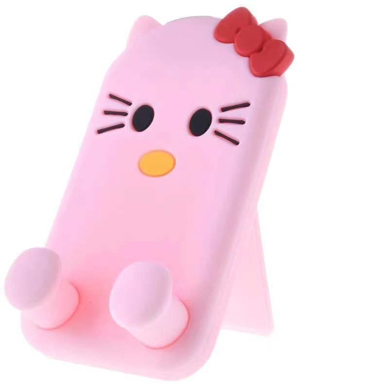 DISNEY Giá Đỡ Điện Thoại/Máy Tính Bảng Hình Chuột Mickey/Minnie/Minnie Đáng Yêu Có Thể Gấp Gọn