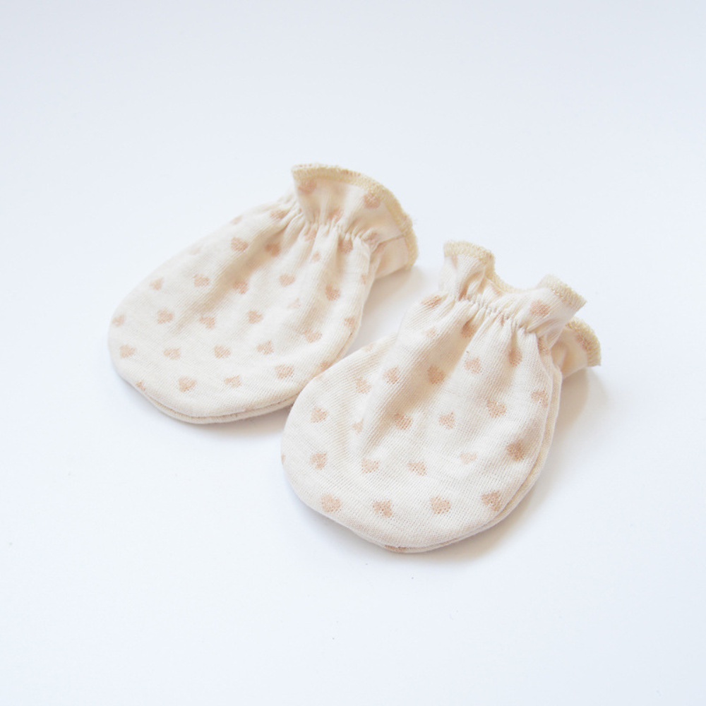 [HÀNG ĐẸP] Bao tay cho bé sơ sinh cotton ORGIANIC cao cấp 100% không chất tẩy nhuộm an toàn cho bé bo chun