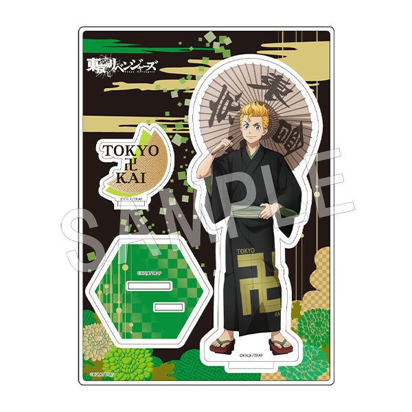 ( CẦM Ô YUKATA ) Standee Tokyo Revengers tượng acrylic anime mica chibi trang trí trưng bày mô hình