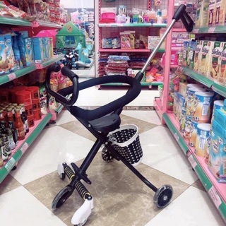 Xe đẩy siêu thị 5 bánh