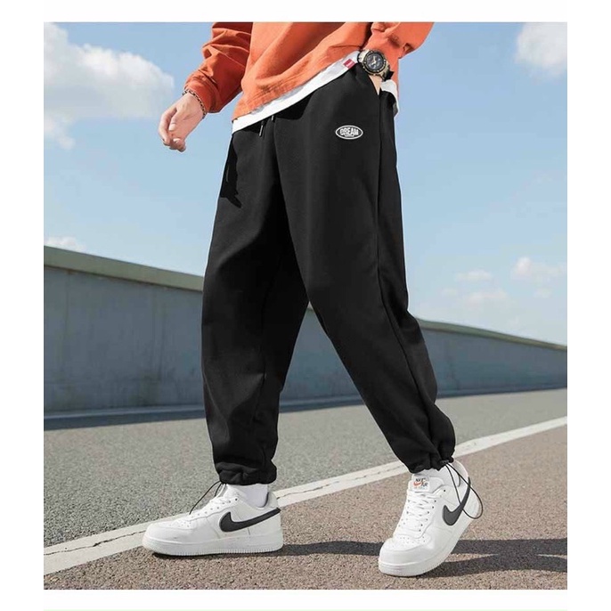 Quần Jogger Nam Ống Rút Dây Nỉ KSS201